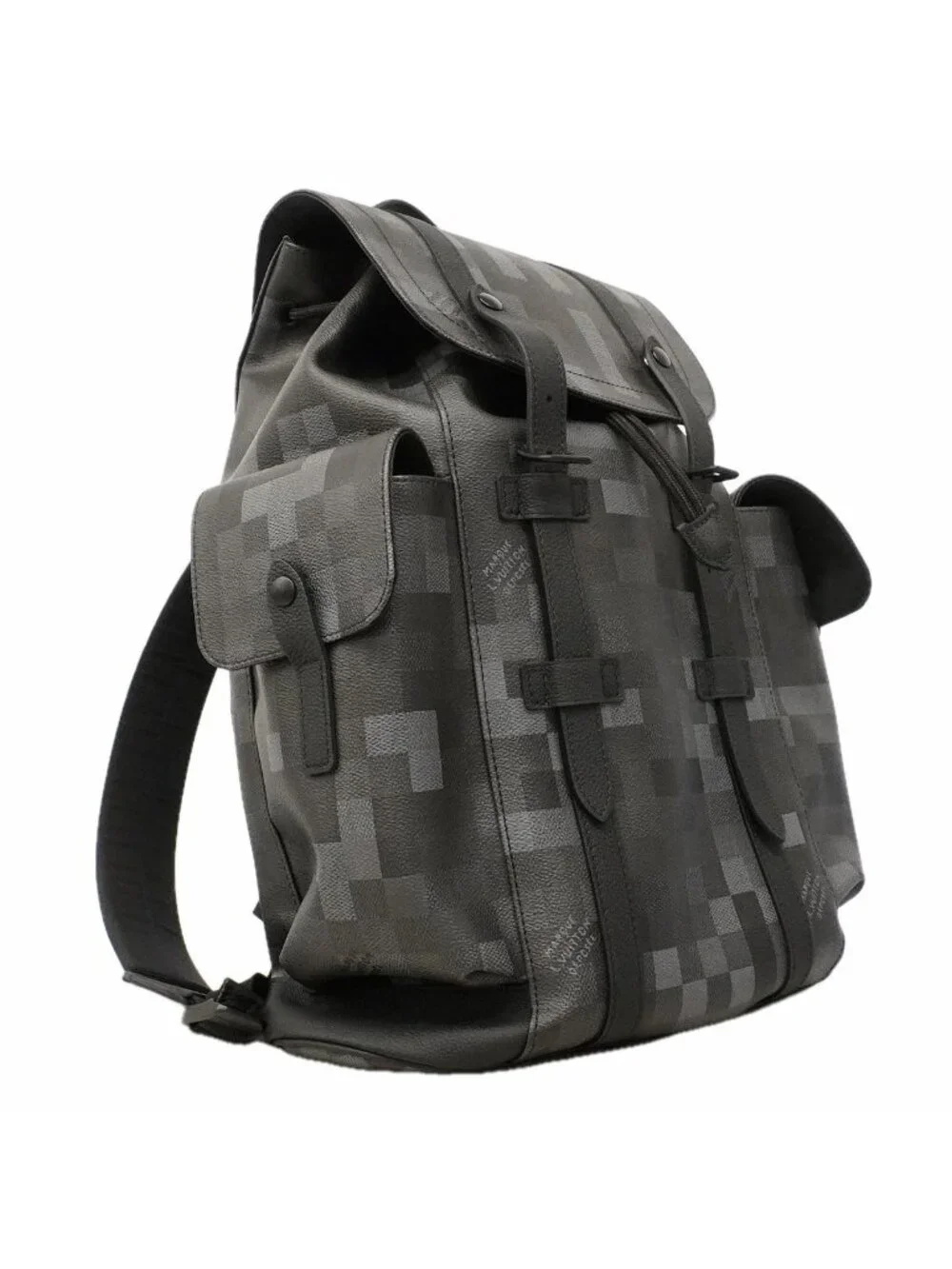Louis Vuitton Backpack Damoflage Christopher MM Black